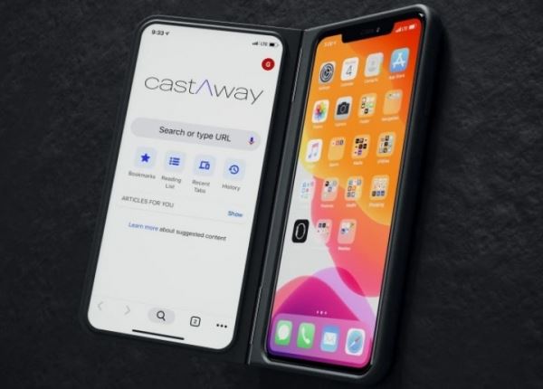 Чехол CastAway превращает смартфон в двухэкранный планшет с Chrome OS