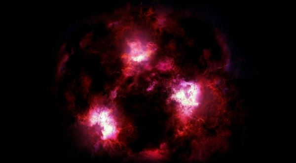 Астрономы обнаружили невидимую до сих пор галактику молодой вселенной